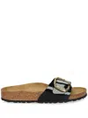 Birkenstock Madrid Single-strap Sandals In Black