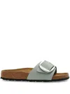 Birkenstock Madrid Big Buckle Sandals In Gold