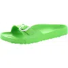 Birkenstock Madrid Womens Slides Slip On Footbed Sandals In Green