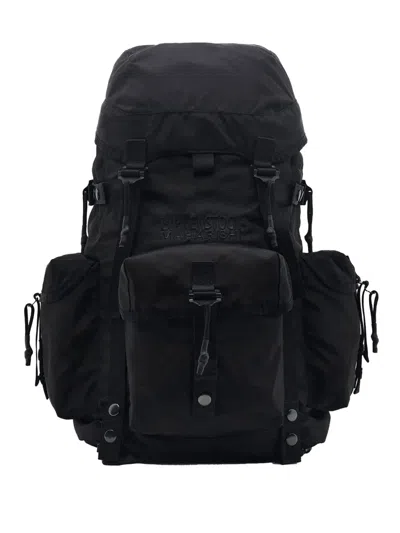 Birkenstock Maharishi Logo-embroidered Backpack In Black