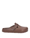 Birkenstock Boston Essentials Clogs In Brown