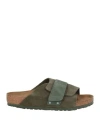 Birkenstock Kyoto Slide Sandal In Green