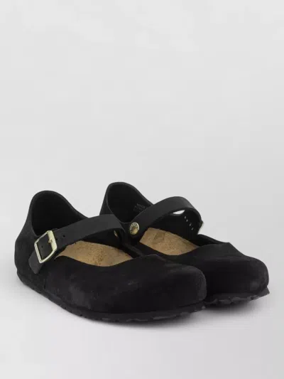 Birkenstock Mantova Mary Jane Ballerina Shoes Buckle In Black