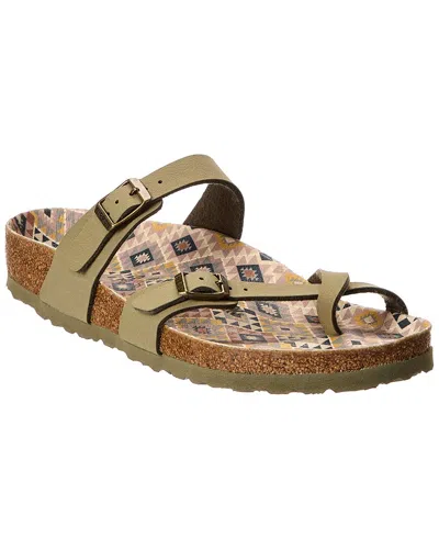 Birkenstock Mayari Birkibuc Sandal In Green