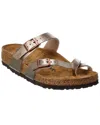 Birkenstock Mayari Graceful Taupe Birko-flor Thong Sandals In Brown