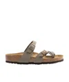 Birkenstock Double-strap Slide Sandals In Multicolor