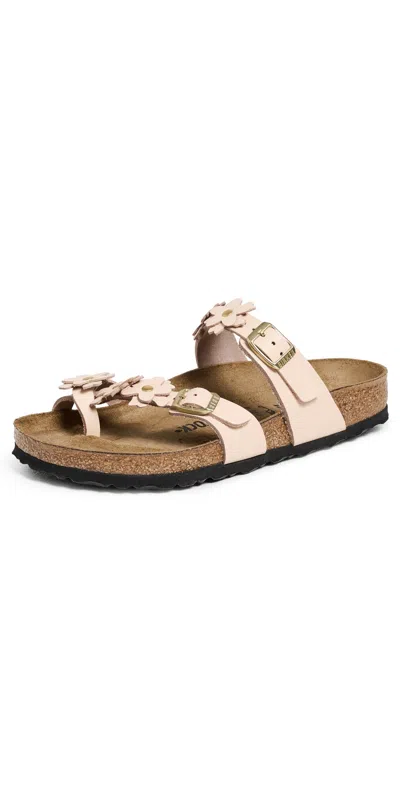Birkenstock Mayari Flowers Sandals Light Rose In Pink