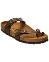 Birkenstock Crisscross Front Buckled Sandals In Brown