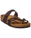 Birkenstock Mayari Mocca Birko-flor Thong Sandals In Brown