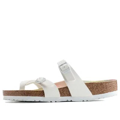 Birkenstock Mayari Vegan Birko-flor Nubuck Sandals 'white'