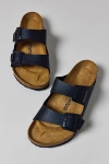 Birkenstock Men's Arizona Birko-flor Sandal In Black, Men's At Urban Outfitters In Blue