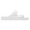 Birkenstock Arizona Eva Womens Casual Slip On Strap Sandals In White