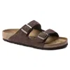 Birkenstock Men's Arizona Nubuk Leather In Desert Buck Roast