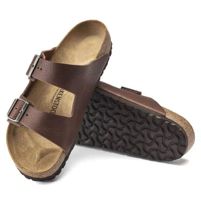 Birkenstock Men's Arizona Roast Hard Foot Bed Sandal In Vintage Wood In Brown