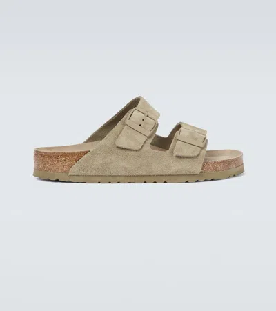 Birkenstock Men Arizona Sfb Sandals In Brown