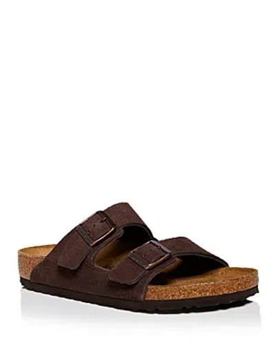 Birkenstock Men's Arizona Slide Sandals In Dark Brown 2