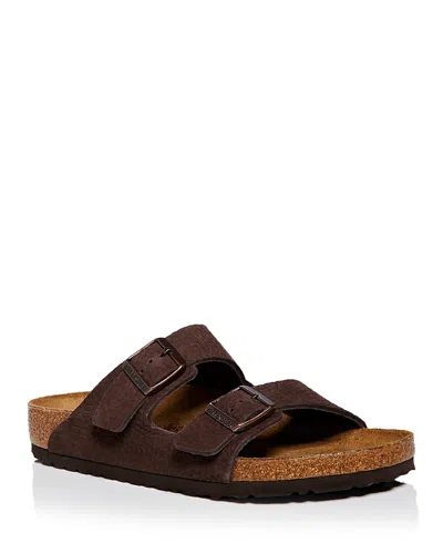 Birkenstock Arizona Suede Sandals In Brown