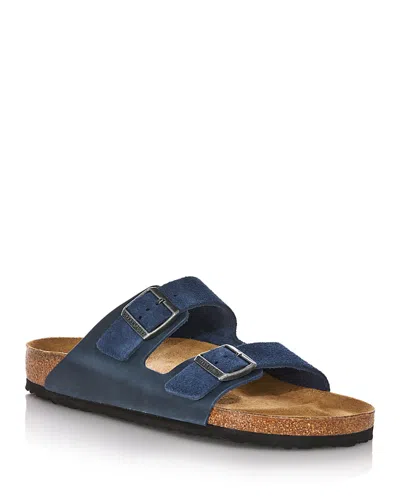 Birkenstock Men's Arizona Slide Sandals In New Navy In Blue