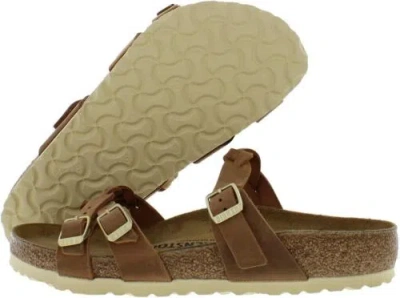 Pre-owned Birkenstock Men's Arizona Soft Footbed Slides In Multi