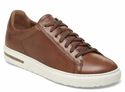 Birkenstock Bend Low Leather Sneaker In Burgundy