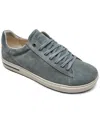 Birkenstock Men's Bend Low Suede Leather Casual Sneakers From Finish Line In Basalt Gray