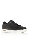 Birkenstock Natural Leather Bend Low Sneaker In Black In Black