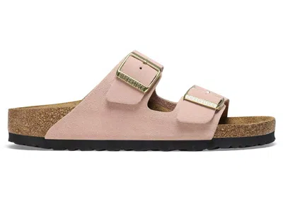 Pre-owned Birkenstock Men's  Arizona Suede Sneakers In Light Rose