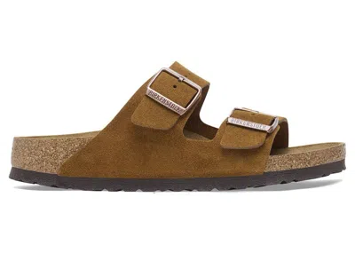 Pre-owned Birkenstock Men's  Arizona Suede Sneakers In Mink