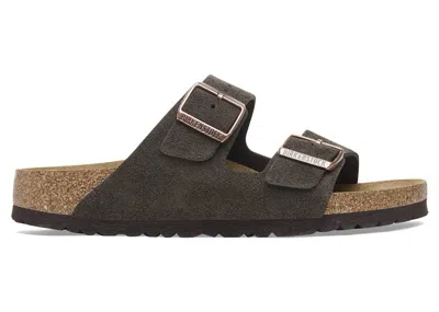 Pre-owned Birkenstock Men's  Arizona Suede Sneakers In Mocha In Brown