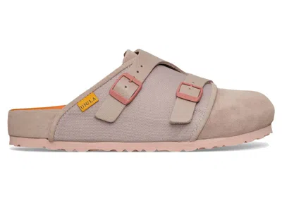Pre-owned Birkenstock Men's  Bimshire Exq Leather Union La Sneakers In Shadow Grey