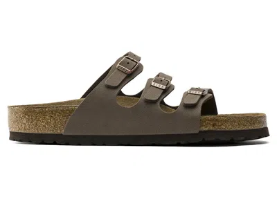 Pre-owned Birkenstock Men's  Florida Soft Footbed Birkibuc Sneakers In Mocha