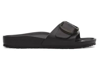 Pre-owned Birkenstock Men's  Madrid Big Buckle Eva (narrow Fit) Sneakers In Black