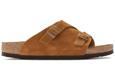 Pre-owned Birkenstock Men's  Zurich Suede Sneakers In Mink