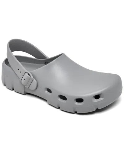 Birkenstock Men's Birki Flow Eva Clogs From Finish Line In Stone Coin