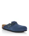 Birkenstock Boston Slippers New Navy In Blue