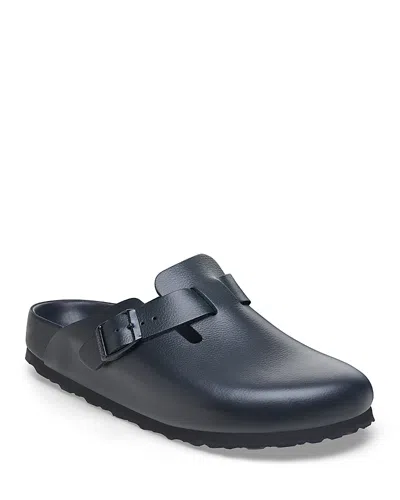 Birkenstock Men's Boston Exquisite Slip On Clogs In Black