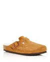 Birkenstock Boston Genuine Shearling Lined Clog In Beige