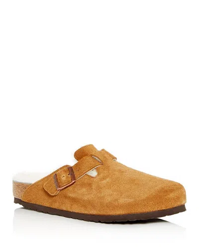 BIRKENSTOCK MEN'S BOSTON SHEARLING CLOGS,1001140