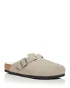 Birkenstock Men's Boston Shearling Clogs In Stone Coin/natural