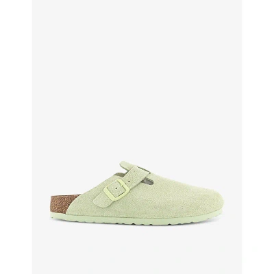 Birkenstock Boston Vl Sandal In Faded Lime