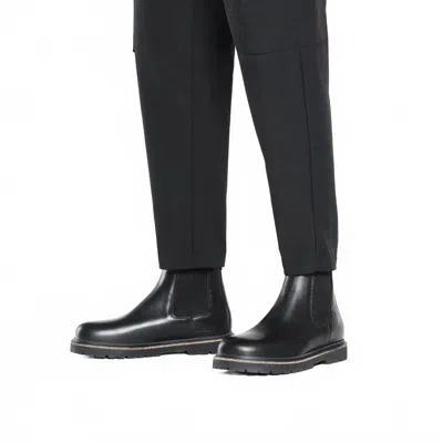 Birkenstock Men's Highwood Chelsea Boot In Black Leather