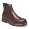 Birkenstock Highwood Slip-on Leather Boots In Brown