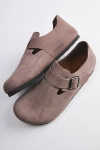 Birkenstock Men's London Suede Slip-on Shoe In Faded Purple, Men's At Urban Outfitters