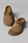 Birkenstock Men's Lutry Clog In Gray Taupe Suede, Men's At Urban Outfitters