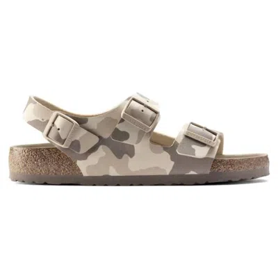 Birkenstock Men's Milano Sandal In Desert Soil Gray/taupe In Multi