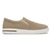 Birkenstock Men's Oswego Loafer In Taupe In Grey
