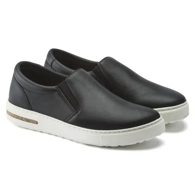 Birkenstock Men's Oswego Slip-ons In Black Leather