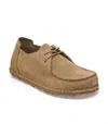 Birkenstock Utti Lace Suede Derby Shoes In Brown