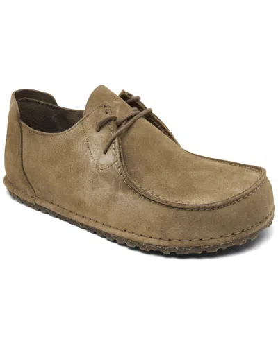 BIRKENSTOCK MEN'S UTTI LACE SUEDE LEATHER CASUAL SNEAKERS FROM FINISH LINE