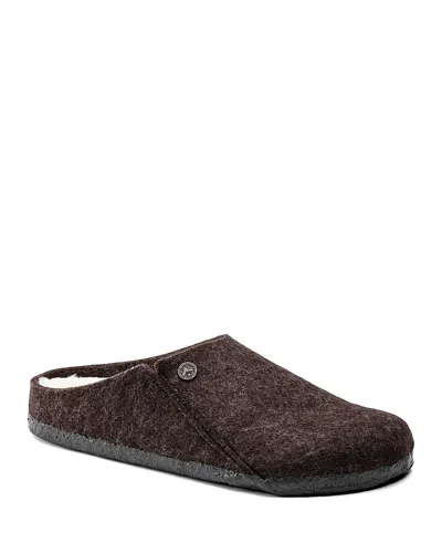 BIRKENSTOCK MEN'S ZERMATT SHEARLING SLIP ON CLOGS